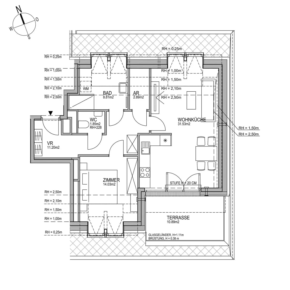 2-Zimmer-Wohnung kaufen in Wien – 70,31 m², € 525.000 – Bild 7 von 8