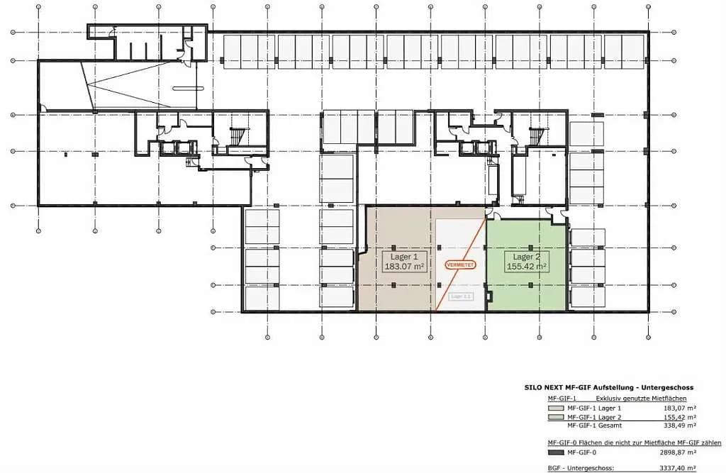 Gewerbeimmobilie mieten in Wien – 2 170 m², € 17 – Bild 2 von 6