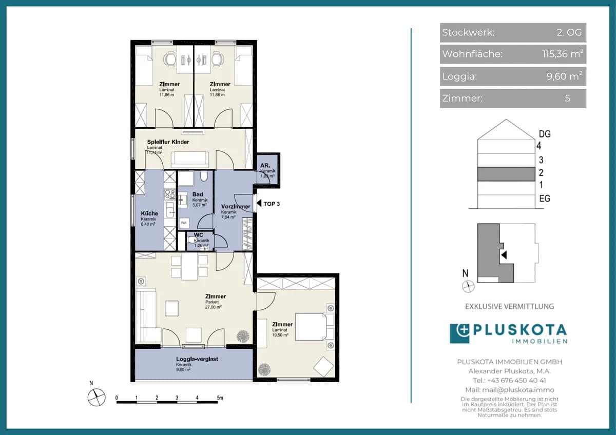 5-Zimmer-Wohnung kaufen in Wien – 115,35 m², € 363.000 – Bild 19 von 19