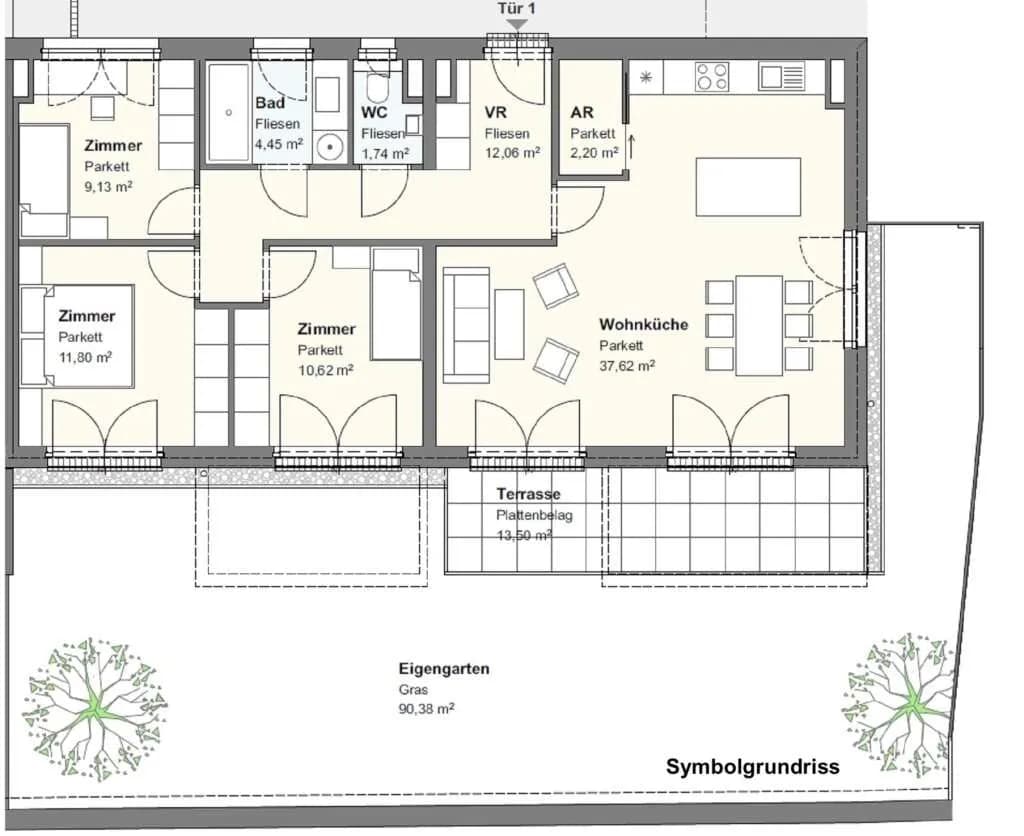 4-Zimmer-Wohnung kaufen in Wien – 95 m², € 584.900 – Bild 13 von 13