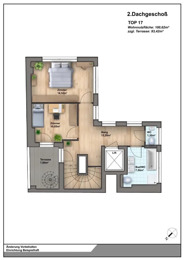 4-Zimmer-Wohnung kaufen in Wien – 100,6 m², € 1.090.000 – Bild 10 von 11
