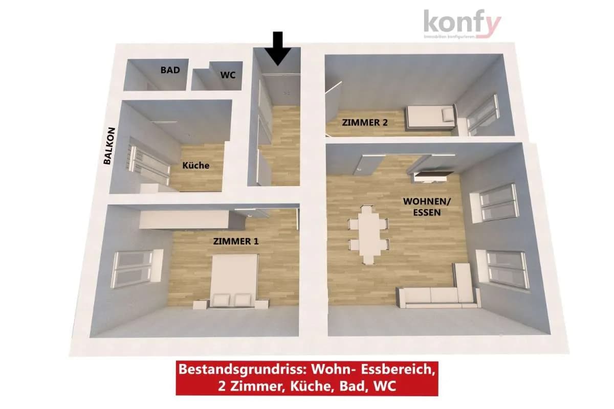 4-Zimmer-Wohnung kaufen in Graz – 85 m², € 284.900 – Bild 8 von 10