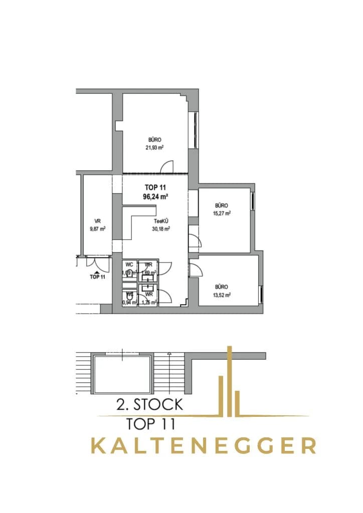 3-Zimmer-Gewerbeimmobilie mieten in Wien – 97 m², € 1.416 – Bild 15 von 16