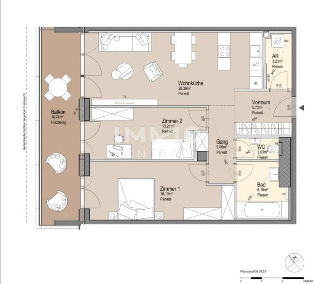 3-Zimmer-Wohnung kaufen in Wien – 81,96 m², € 980.000 – Bild 11 von 11