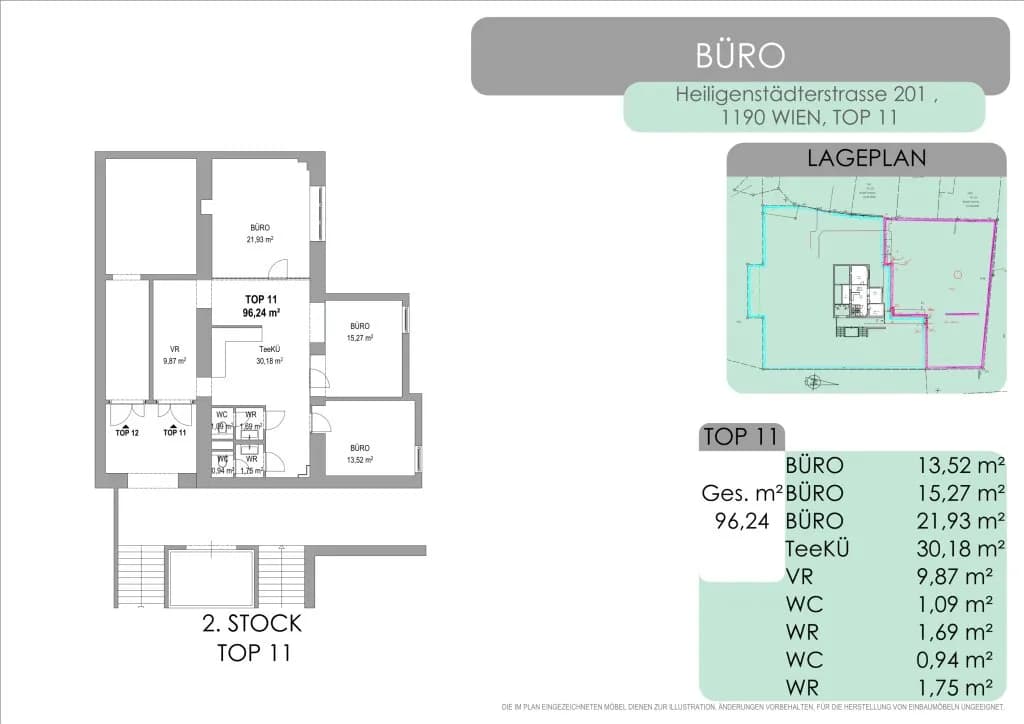 4-Zimmer-Gewerbeimmobilie mieten in Wien – 97 m², € 1.416 – Bild 12 von 12