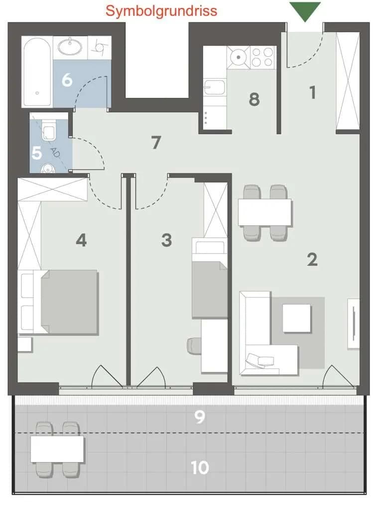 3-Zimmer-Wohnung kaufen in Wien – 57 m², € 319.900 – Bild 13 von 13