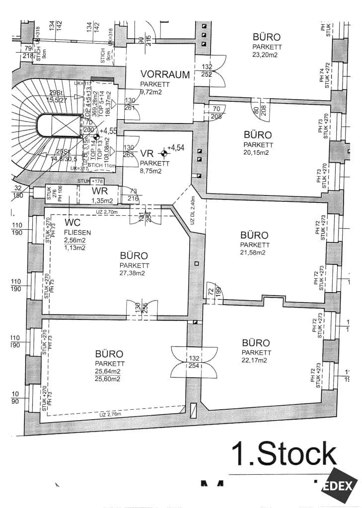 4-Zimmer-Gewerbeimmobilie mieten in Wien – 109 m², € 1.943 – Bild 9 von 9