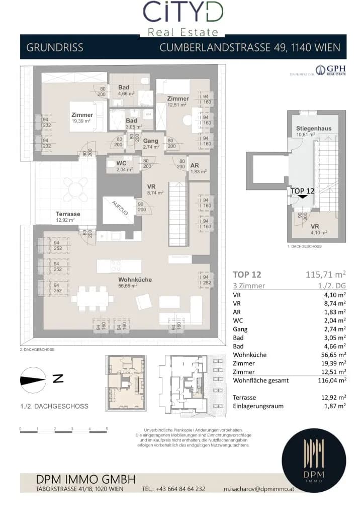 3-Zimmer-Wohnung kaufen in Wien – 116 m², € 932.000 – Bild 20 von 20