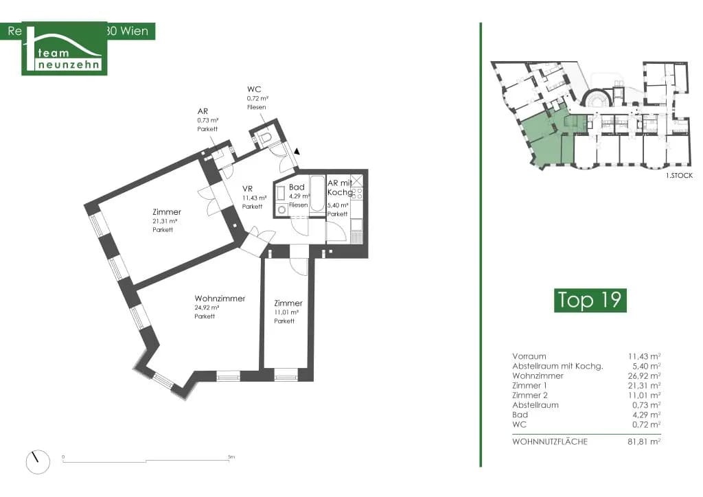 3-Zimmer-Wohnung kaufen in Wien – 81,81 m², € 529.000 – Bild 35 von 35