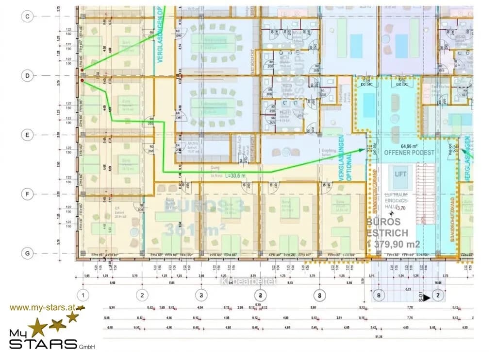 Gewerbeimmobilie mieten in Salzburg Stadt – 200 m², € 3.900 – Bild 5 von 7