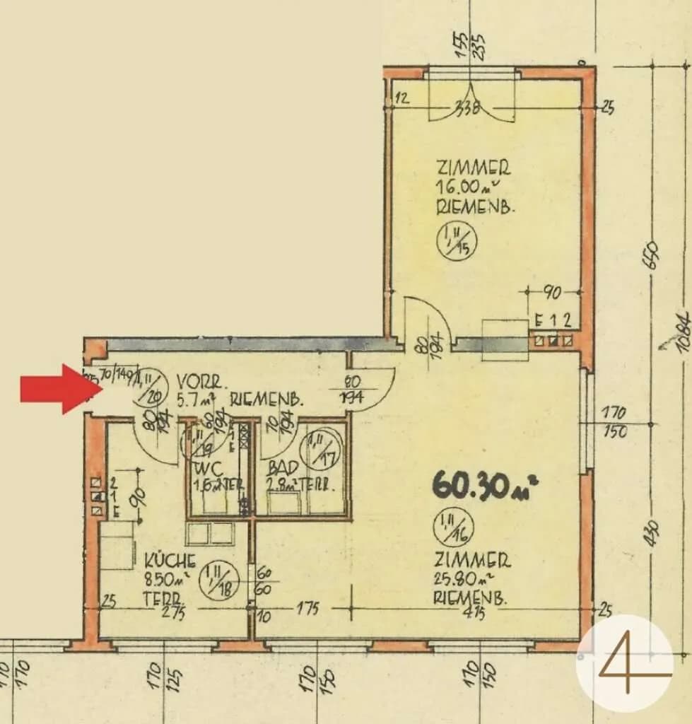 2-Zimmer-Wohnung kaufen in Sankt Pölten Land – 60,3 m², € 149.500 – Bild 6 von 6