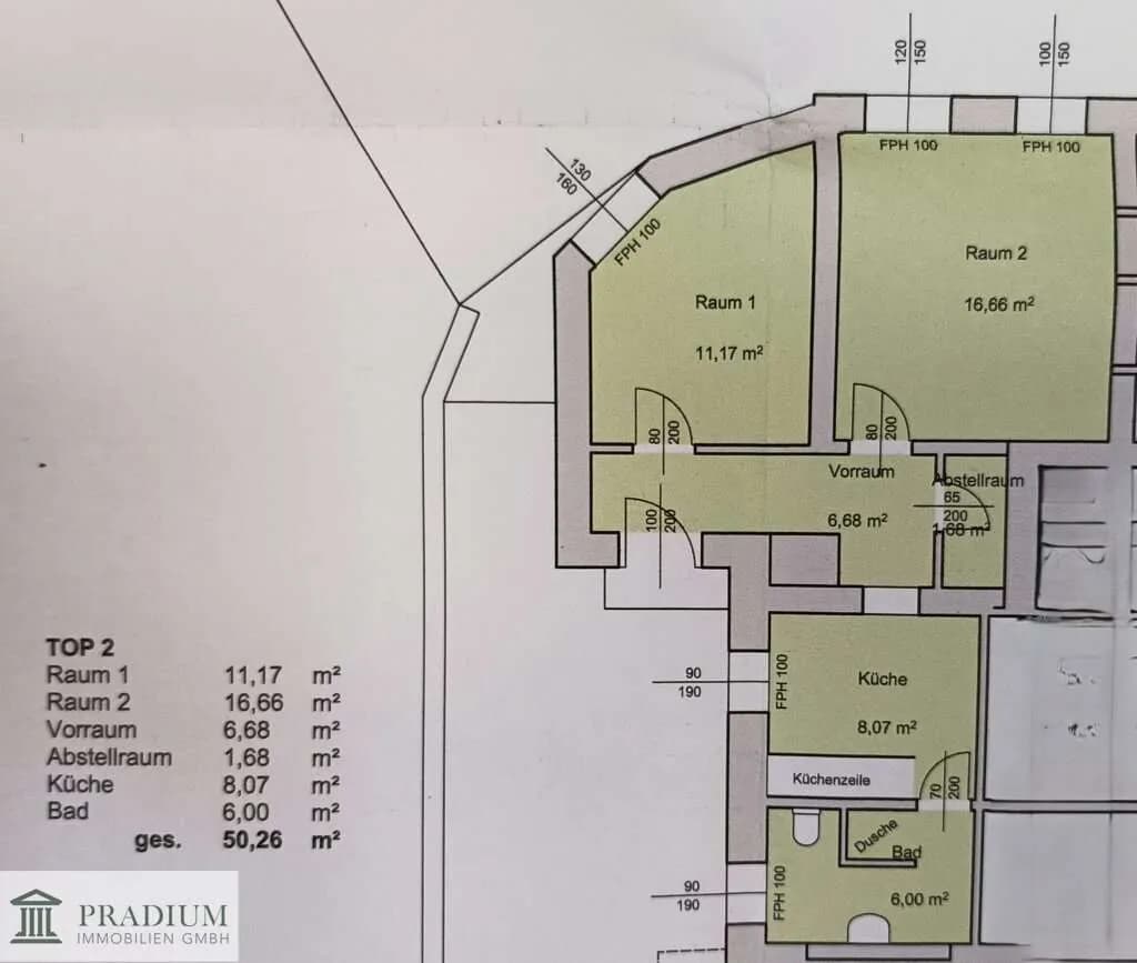 2-Zimmer-Wohnung kaufen in Baden – 50,26 m², € 172.000 – Bild 12 von 12
