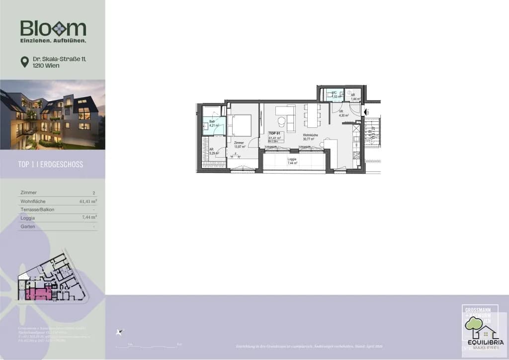 2-Zimmer-Wohnung kaufen in Wien – 61,98 m², € 370.000 – Bild 5 von 5