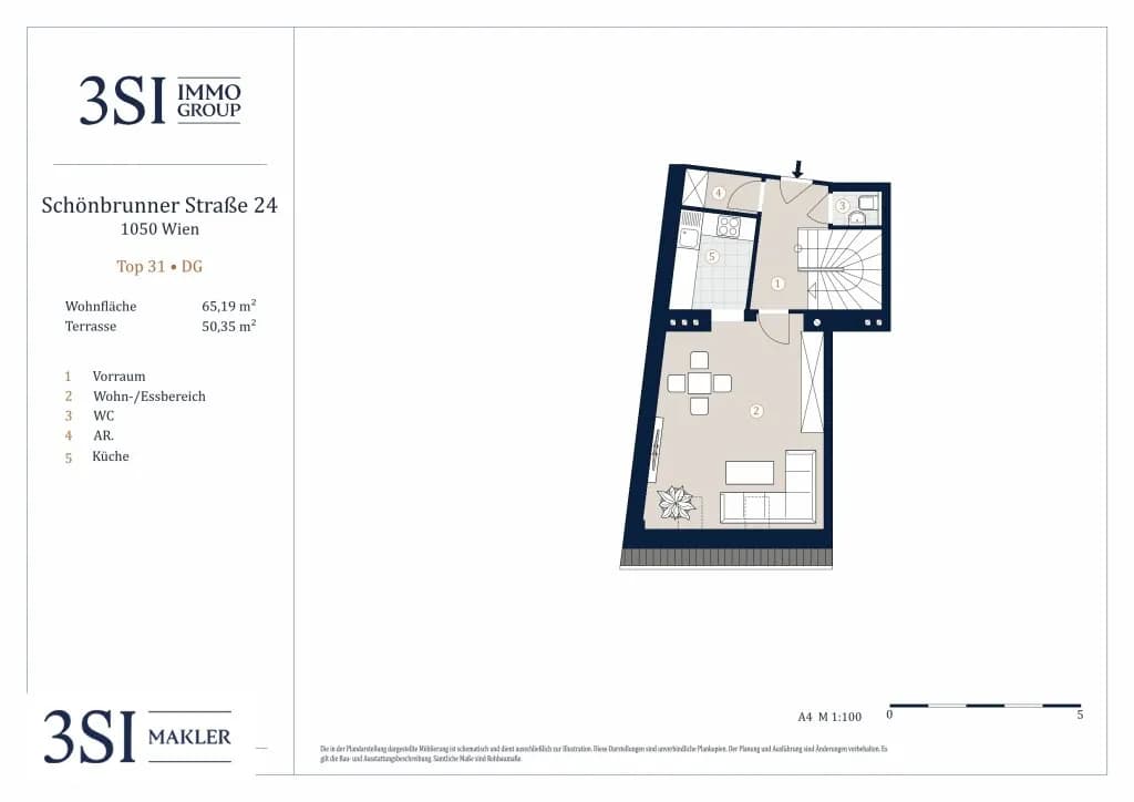 2-Zimmer-Wohnung kaufen in Wien – 65,19 m², € 570.000 – Bild 12 von 13