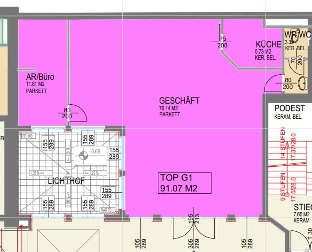 Gewerbeimmobilie mieten in Wien – 91 m², € 2.657 – Bild 14 von 14