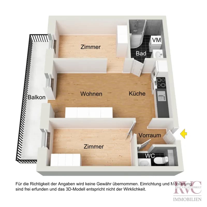 3-Zimmer-Wohnung kaufen in Zell am See – 52 m², € 249.000 – Bild 4 von 7