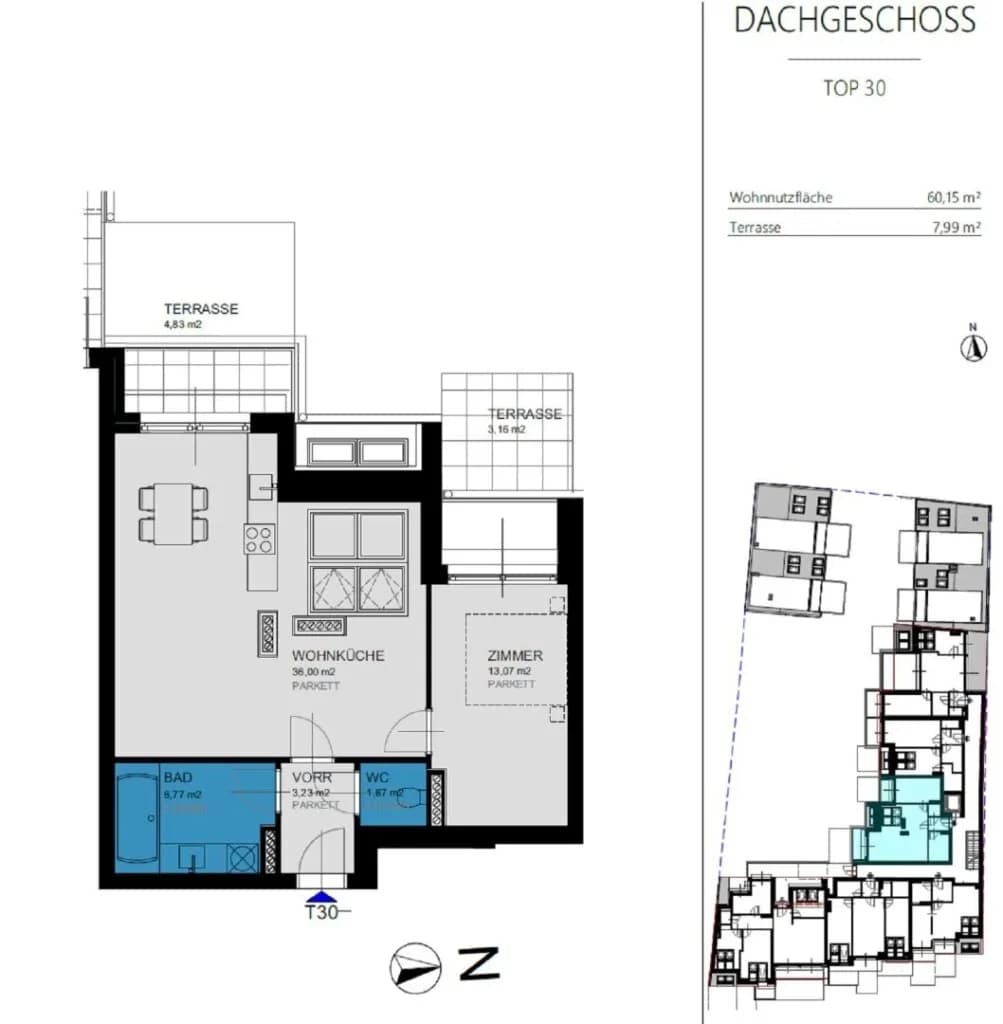 3-Zimmer-Wohnung mieten in Wien – 60,15 m², € 1.795 – Bild 15 von 15