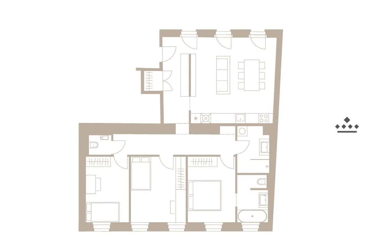 4-Zimmer-Wohnung kaufen in Wien – 91 m², € 630.000 – Bild 4 von 9