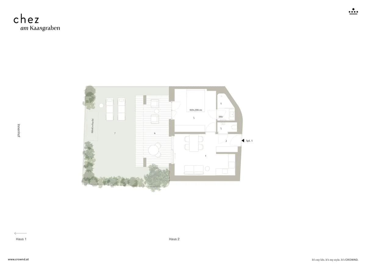 2-Zimmer-Wohnung kaufen in Wien – 39 m², € 479.000 – Bild 5 von 5