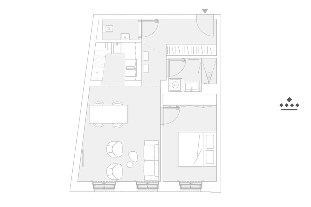 2-Zimmer-Wohnung kaufen in Wien – 53 m², € 599.000 – Bild 7 von 7