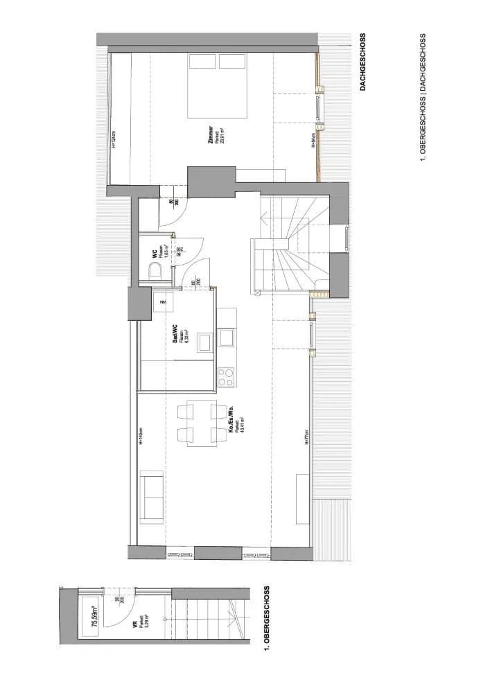 2-Zimmer-Wohnung mieten in Graz – 75,59 m², € 999 – Bild 2 von 7
