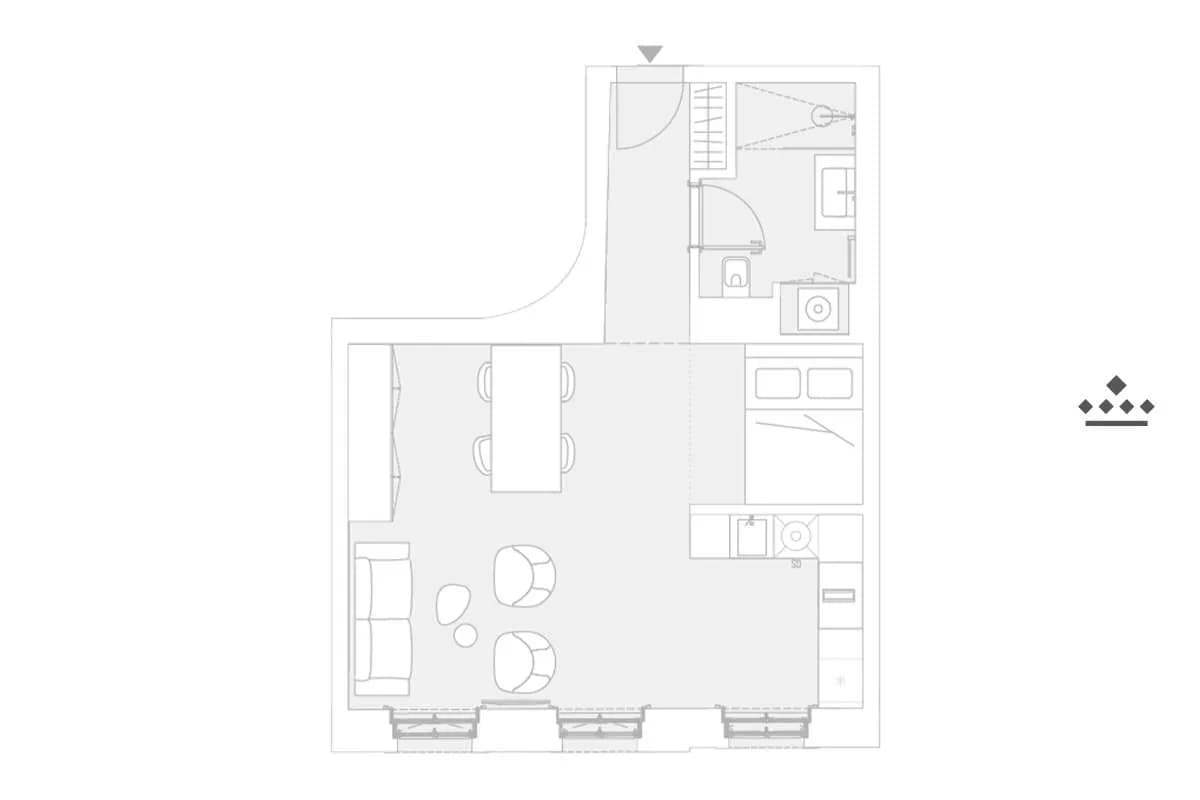 1-Zimmer-Wohnung kaufen in Wien – 45 m², € 455.000 – Bild 6 von 6