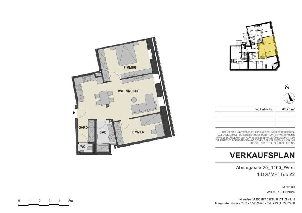 3-Zimmer-Wohnung kaufen in Wien – 68,05 m², € 469.000 – Bild 18 von 18