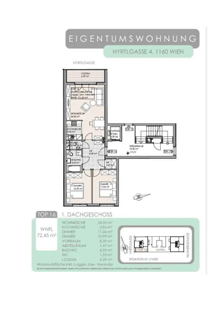 3-Zimmer-Wohnung kaufen in Wien – 66,16 m², € 439.000 – Bild 15 von 15