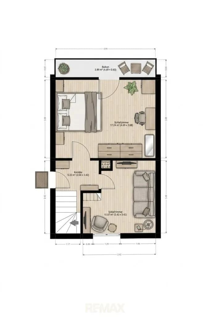 3-Zimmer-Haus kaufen in Deutschlandsberg – 59 m², € 390.000 – Bild 24 von 24