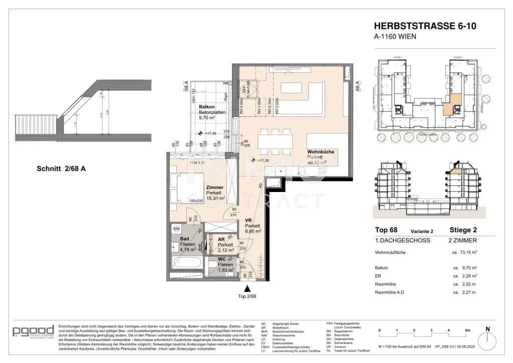 2-Zimmer-Wohnung kaufen in Wien – 73,15 m², € 571.500 – Bild 11 von 12