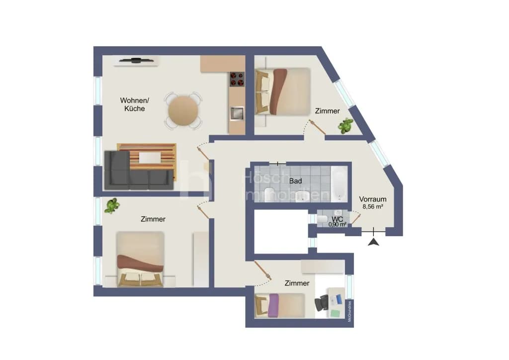 3-Zimmer-Wohnung kaufen in Wien – 72,91 m², € 429.000 – Bild 28 von 29