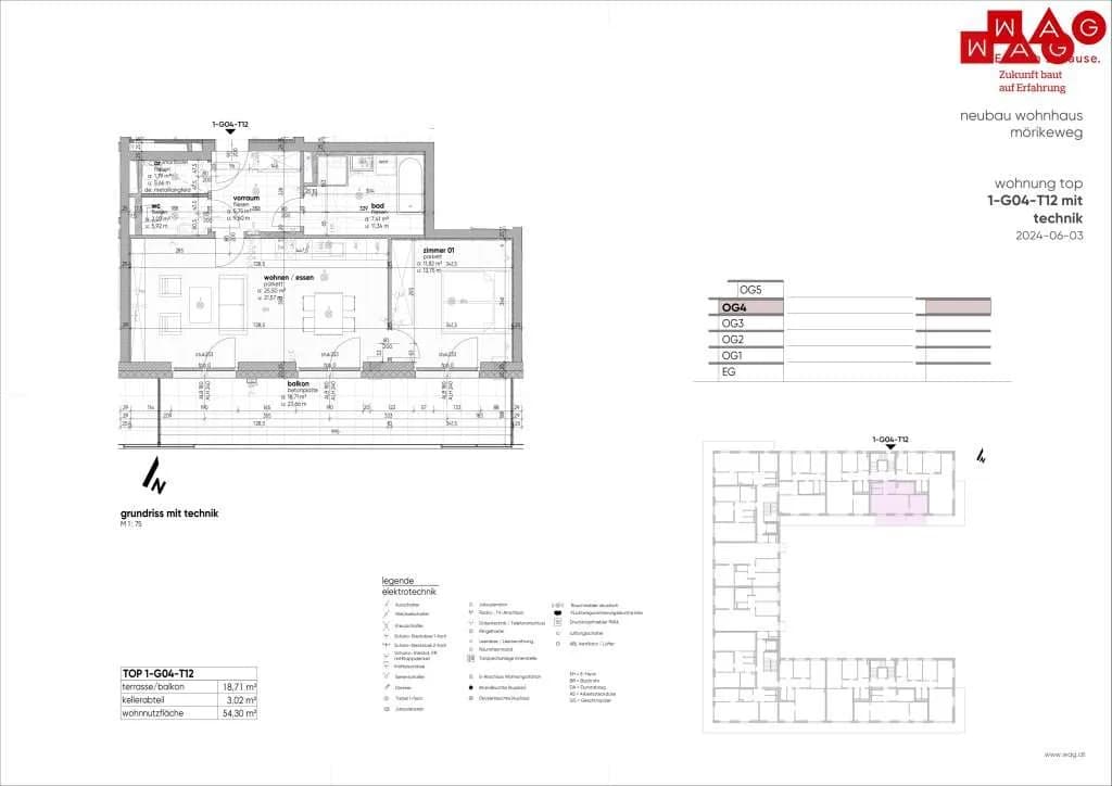 2-Zimmer-Wohnung kaufen in Linz – 54,3 m², € 355.440 – Bild 22 von 22