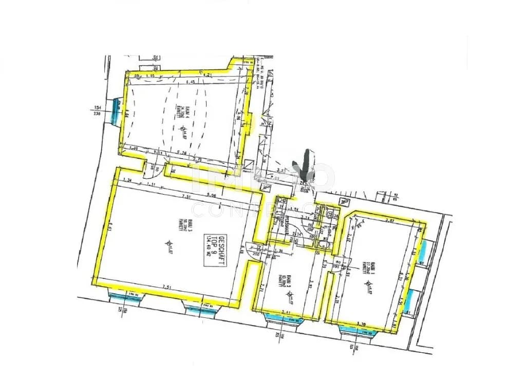 4-Zimmer-Gewerbeimmobilie mieten in Graz – 134 m², € 996 – Bild 11 von 11