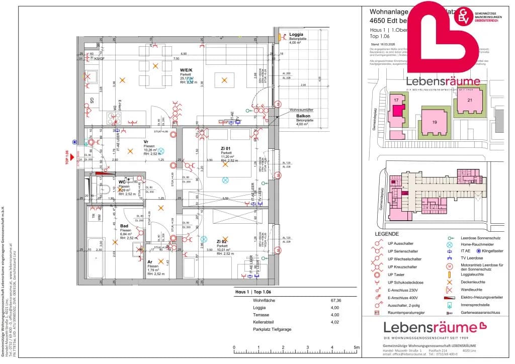 3-Zimmer-Wohnung mieten in Wels-Land – 69 m², € 884 – Bild 6 von 6