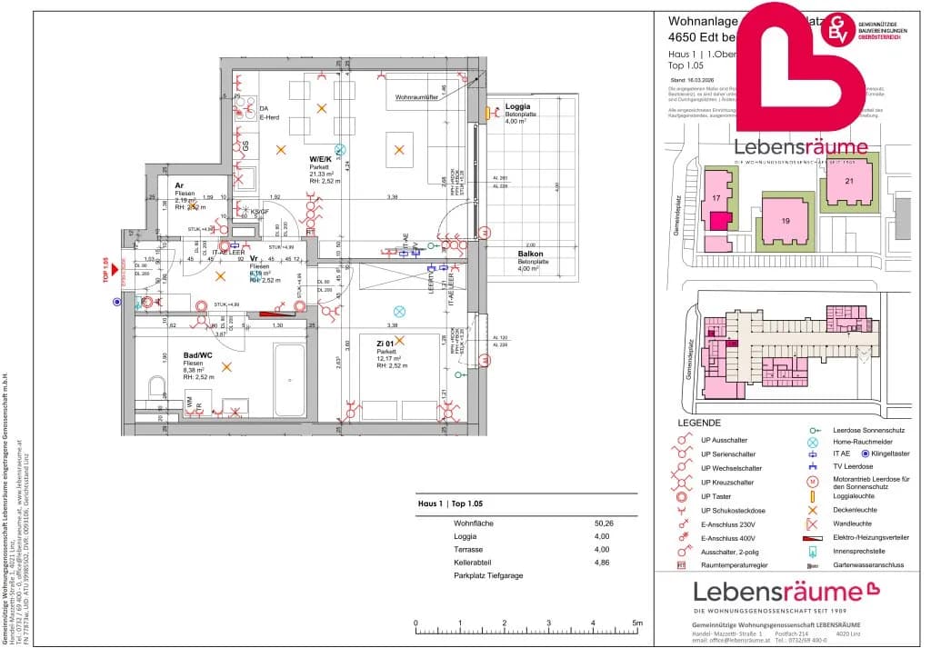 2-Zimmer-Wohnung mieten in Wels-Land – 49 m², € 699 – Bild 6 von 6