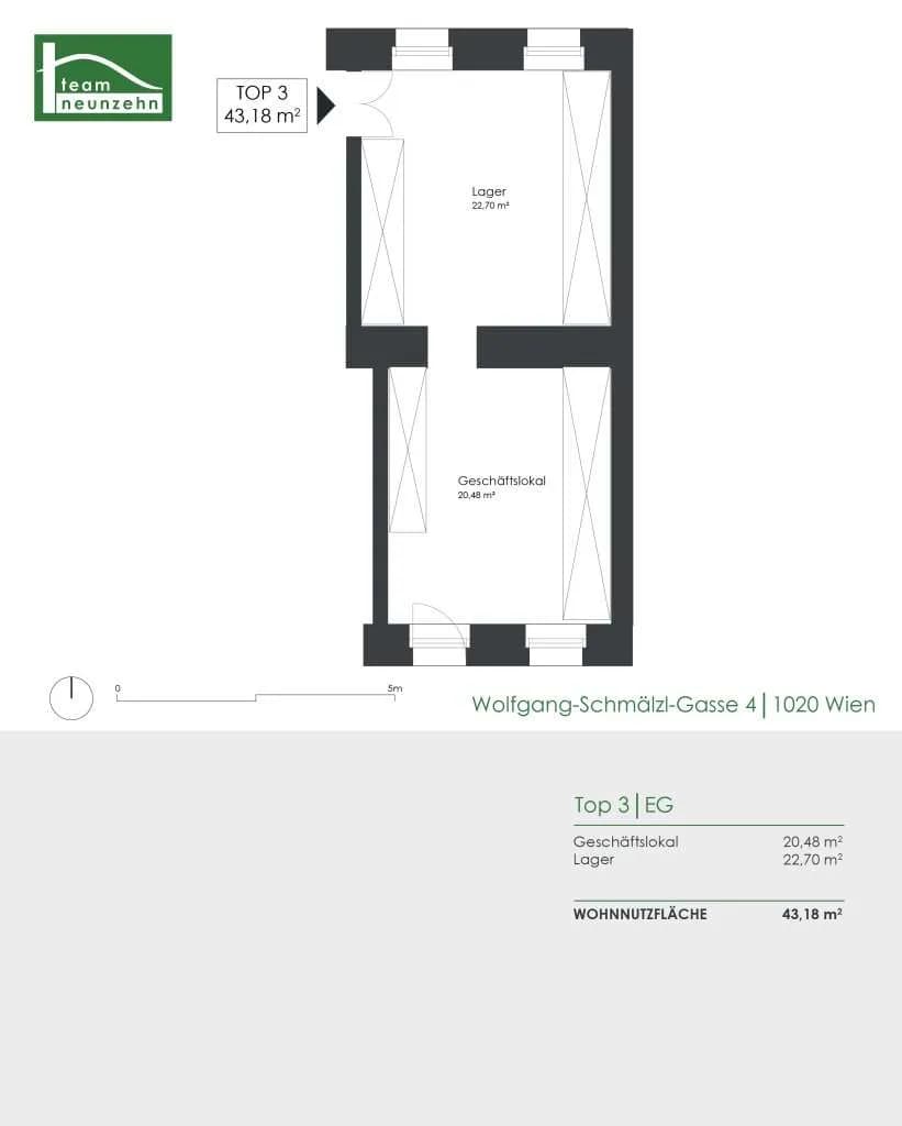 2-Zimmer-Immobilie kaufen in Wien – 43,18 m², € 158.000 – Bild 14 von 14