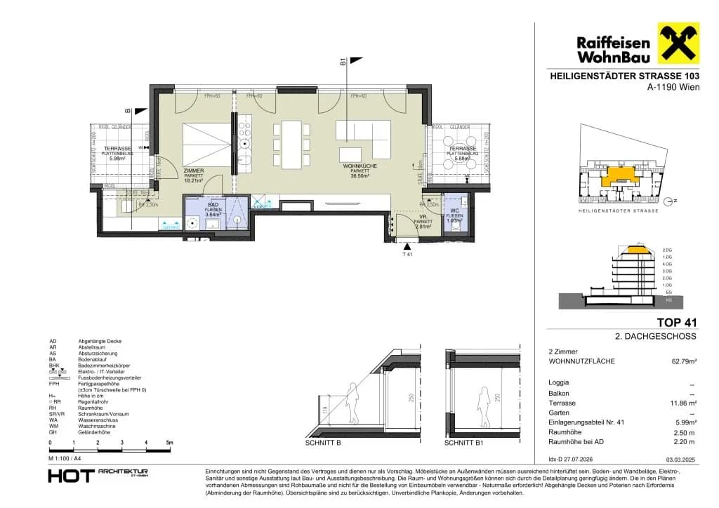 2-Zimmer-Wohnung kaufen in Wien – 62,88 m², € 683.500 – Bild 5 von 7