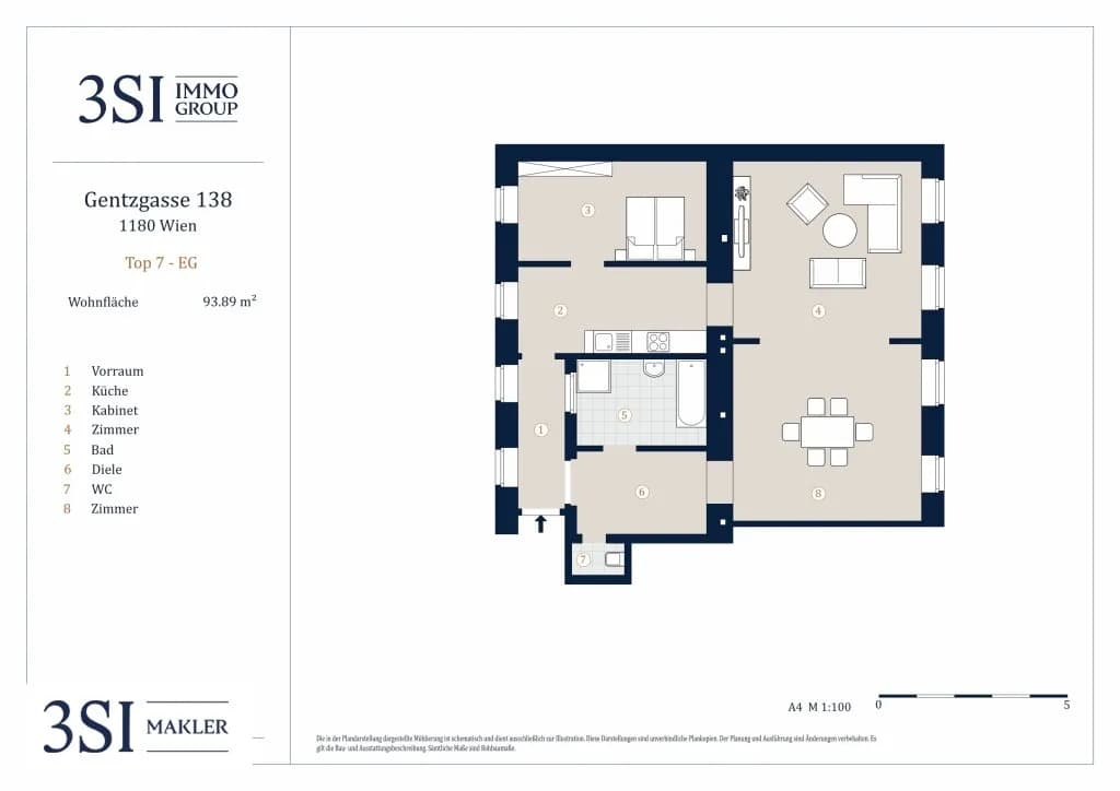 3-Zimmer-Wohnung kaufen in Wien – 93,89 m², € 329.000 – Bild 9 von 9