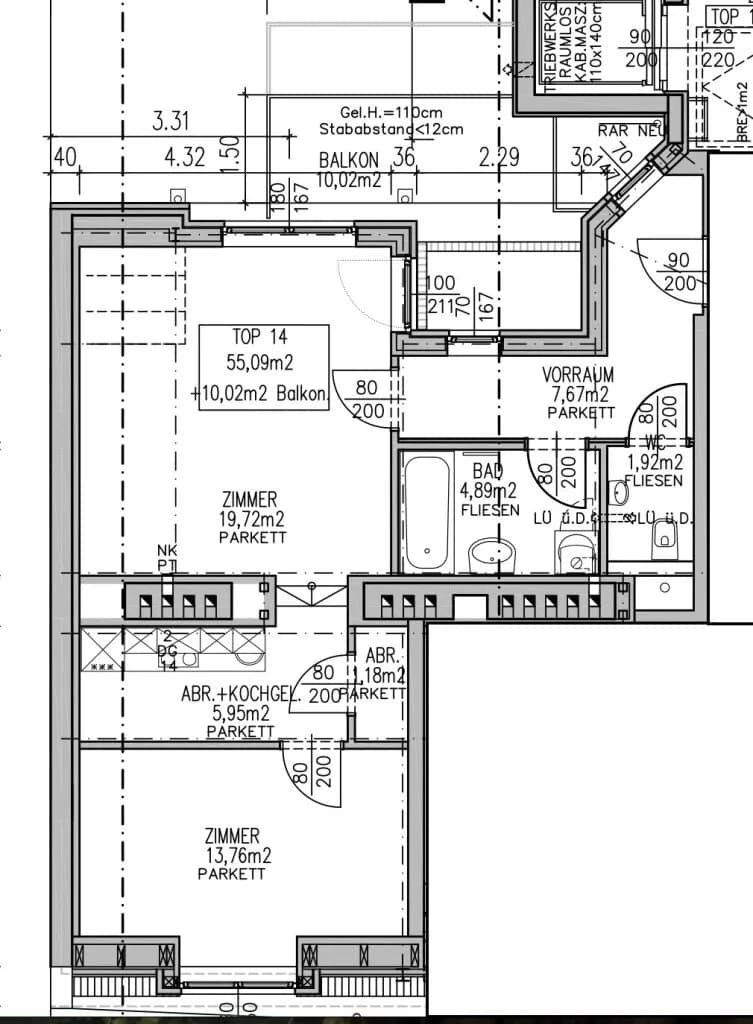 2-Zimmer-Wohnung kaufen in Wien – 55,09 m², € 319.000 – Bild 25 von 25