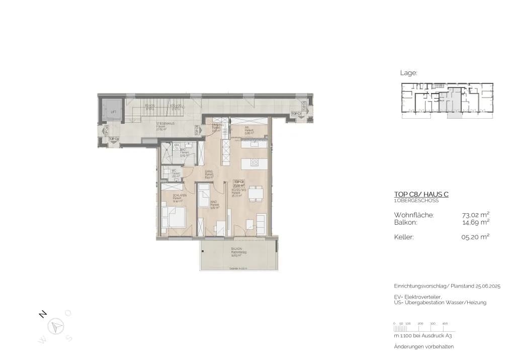 3-Zimmer-Wohnung kaufen in Vöcklabruck – 73,02 m², € 619.500 – Bild 4 von 5