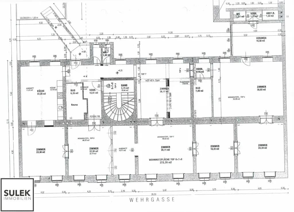 7-Zimmer-Wohnung mieten in Wien – 272 m², € 3.990 – Bild 35 von 35