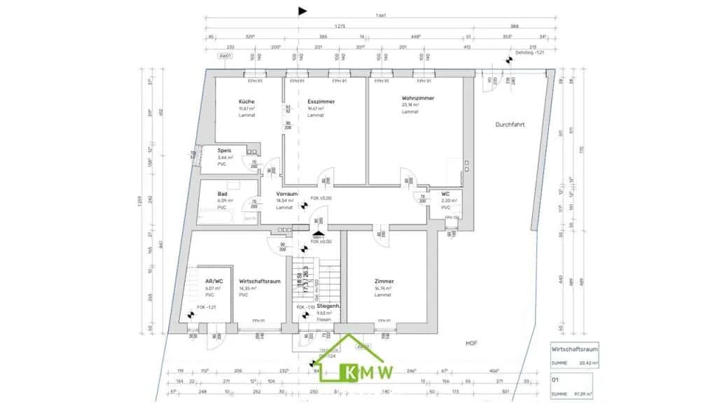 3-Zimmer-Wohnung kaufen in Krems an der Donau – 91,29 m², € 300.000 – Bild 8 von 8