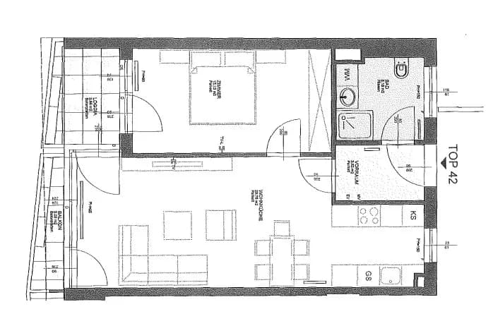 2-Zimmer-Wohnung mieten in Wien – 53,73 m², € 1.150 – Bild 12 von 15