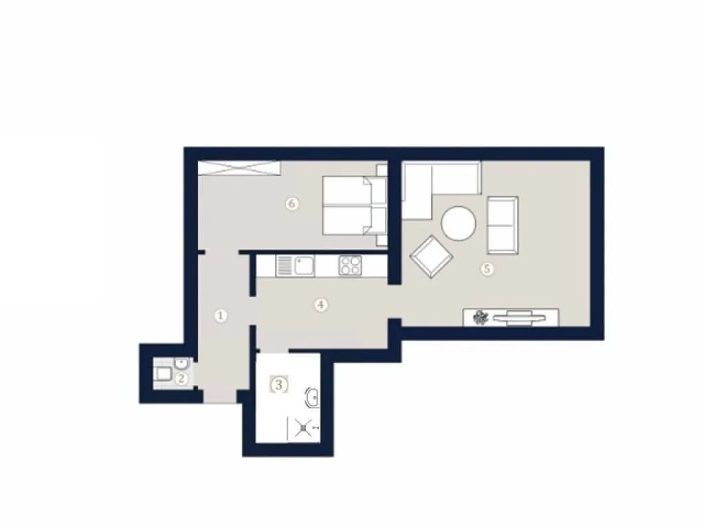2-Zimmer-Wohnung kaufen in Wien – 54 m², € 219.900 – Bild 8 von 8
