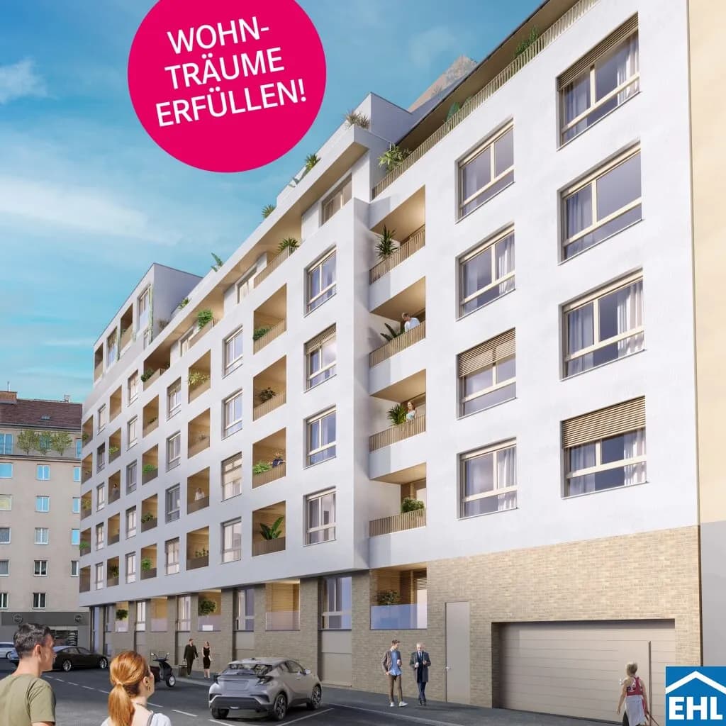 2-Zimmer-Wohnung kaufen in Wien – 52,07 m², € 324.900