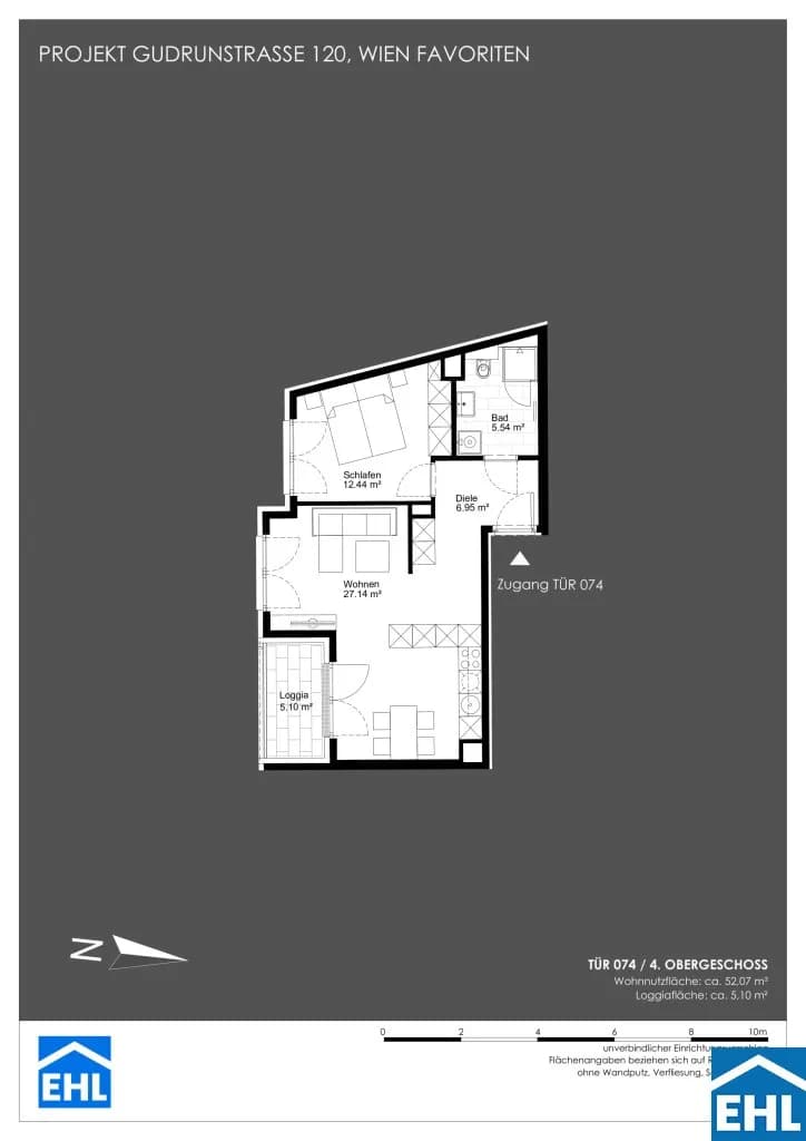 2-Zimmer-Wohnung kaufen in Wien – 52,07 m², € 324.900 – Bild 13 von 13
