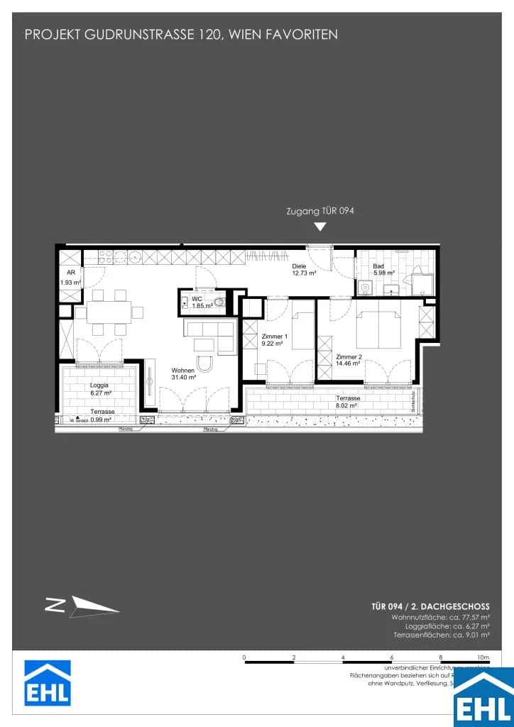 3-Zimmer-Wohnung kaufen in Wien – 77,57 m², € 549.900 – Bild 14 von 14