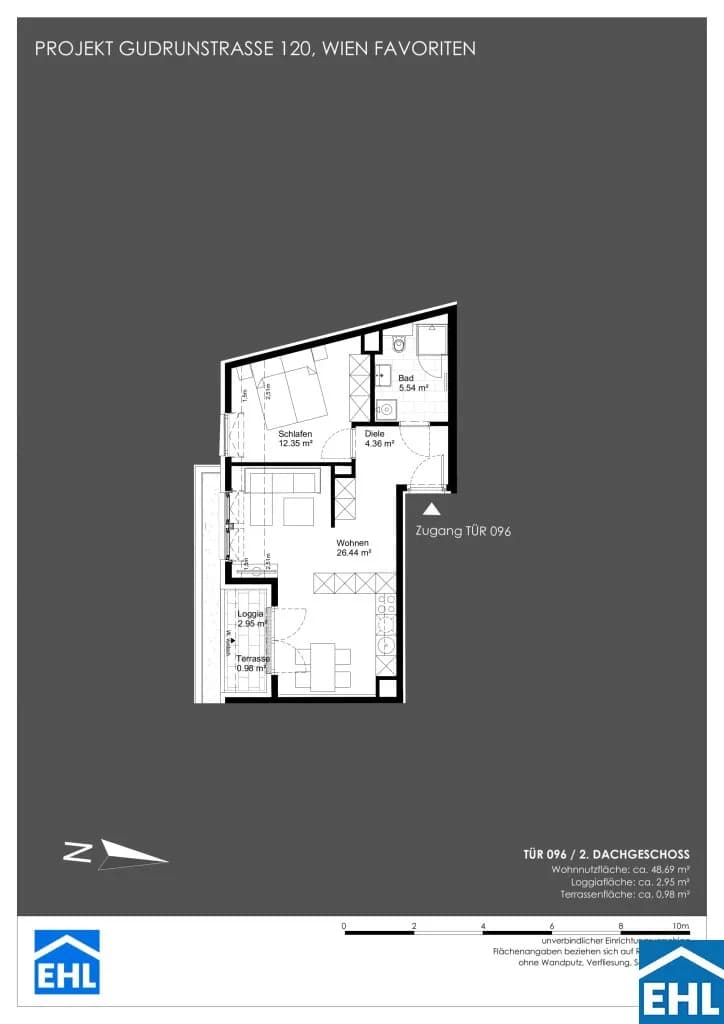 2-Zimmer-Wohnung kaufen in Wien – 48,69 m², € 349.900 – Bild 13 von 13