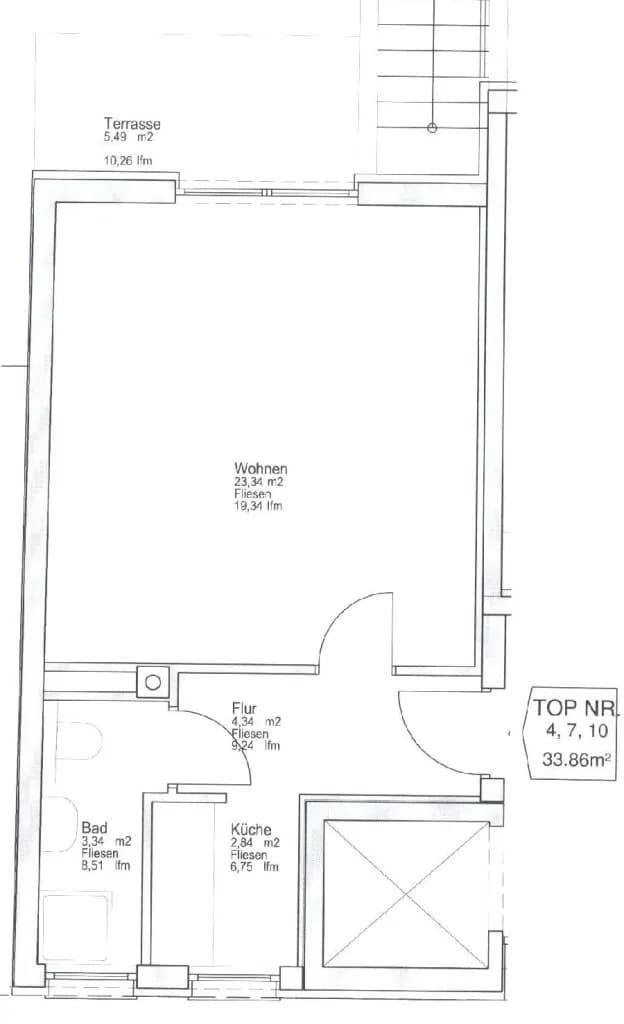 1-Zimmer-Wohnung mieten in Graz – 33,86 m², € 535 – Bild 6 von 6