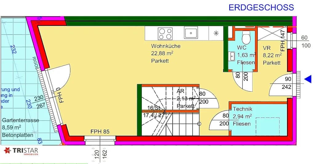 4-Zimmer-Haus kaufen in Bruck an der Leitha – 112 m², € 459.000 – Bild 16 von 27